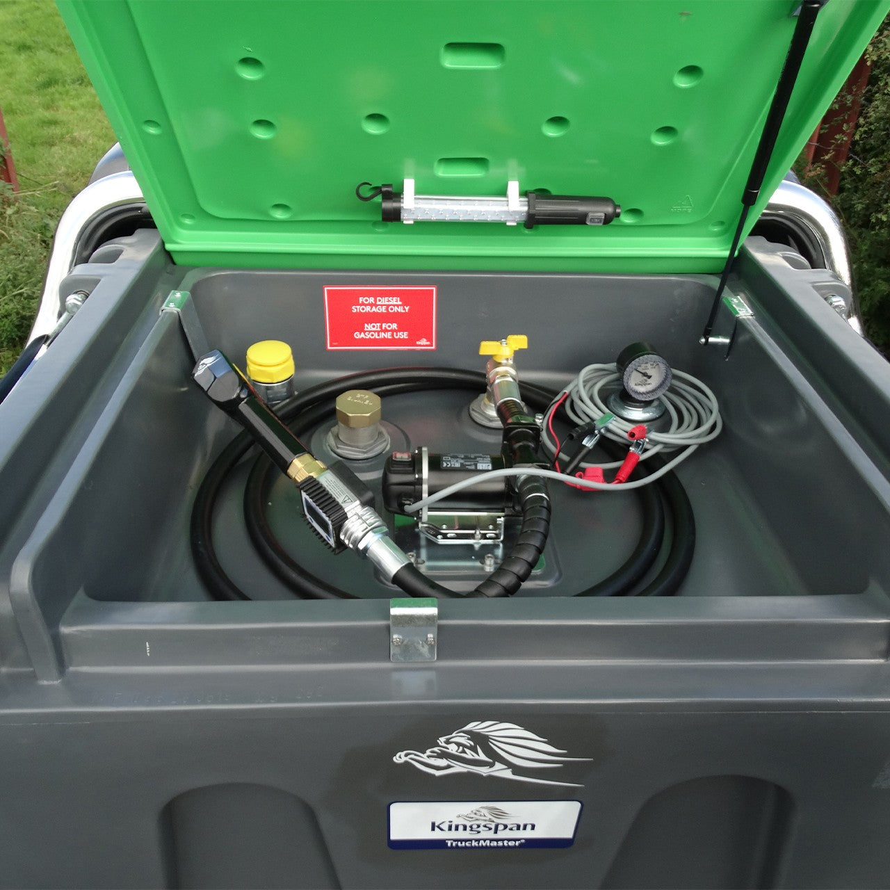 Dark Slate Gray TruckMaster® Portable Diesel Storage & Dispensing Tank 114 Gal — TM114