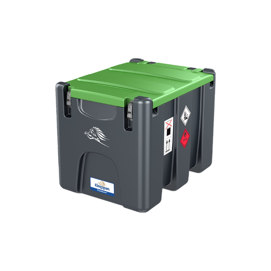 Grey and Green TruckMaster® Portable Diesel Storage & Dispensing Tank 53 Gal — TM53